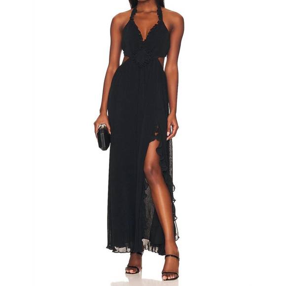 NEW LOVESHACKFANCY talitha dress in black NEW LOVESHACKFANCY talitha dress in black